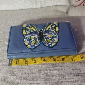 Brighton Crossbody Butterfly Beaded  NWT